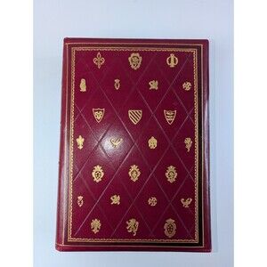 Wonders of Italy Joseph Fattorusso Red Leather Bound / Gold Tooled Medici 1956